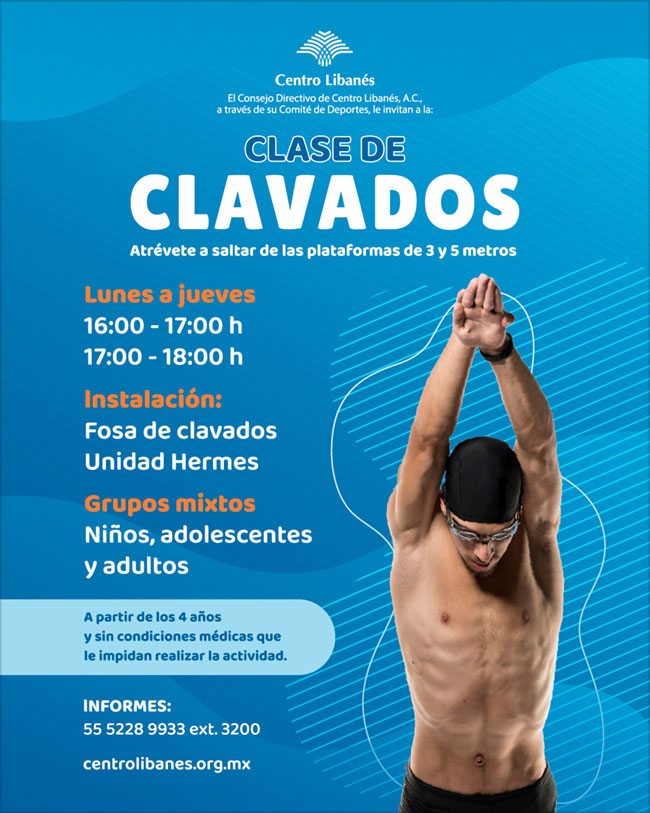 CENTRO LIBANÉS CLASES CLAVADOS